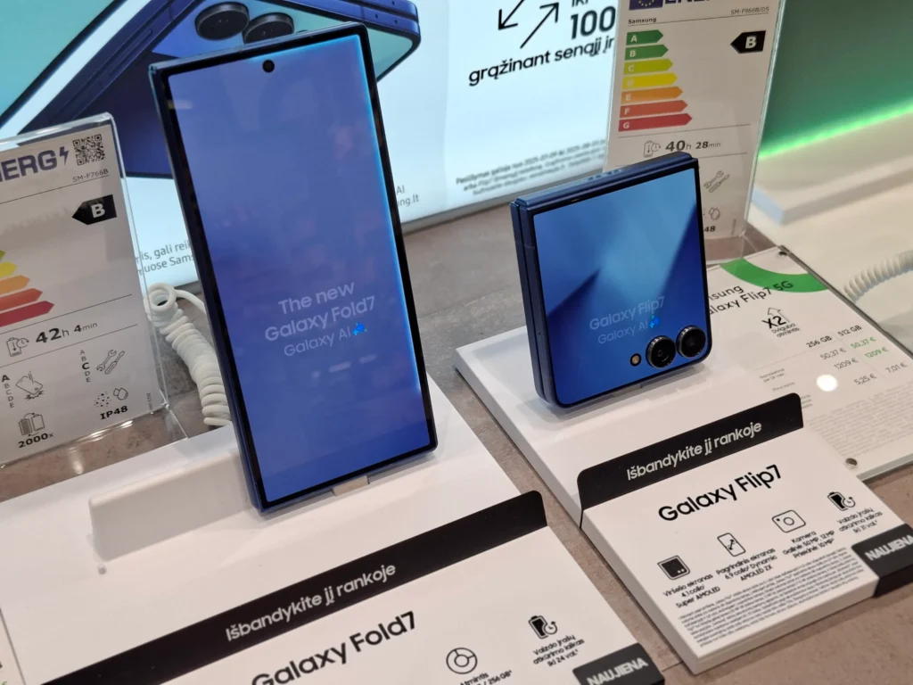 Samsung Galaxy Z Fold 7 and Z Flip 7
